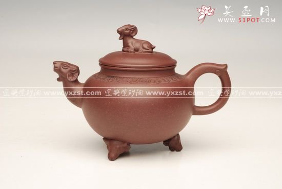 紫砂壶图片：三羊开泰 - 宜兴紫砂壶网