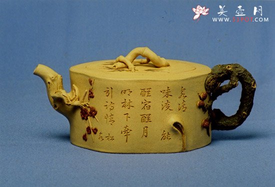 紫砂壶图片：松竹梅三友 - 宜兴紫砂壶网