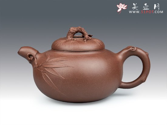 紫砂壶图片：松竹梅 - 宜兴紫砂壶网