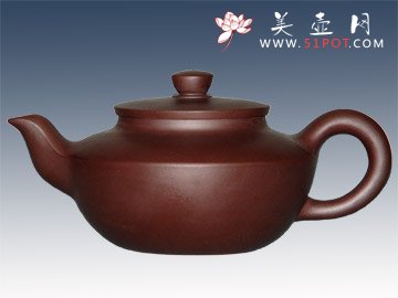 紫砂壶图片：汉扁周顺荣 - 宜兴紫砂壶网