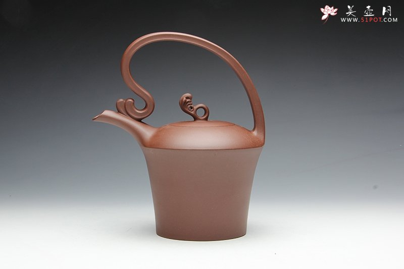 紫砂壶图片：浪花提梁 - 宜兴紫砂壶网