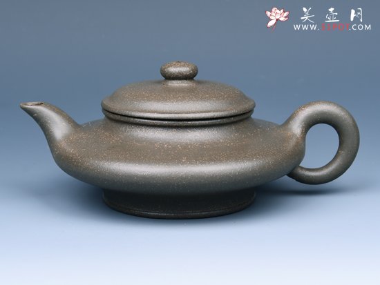 紫砂壶图片：虚扁 - 宜兴紫砂壶网