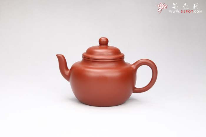 紫砂壶图片：古莲子 大红袍朱泥 - 宜兴紫砂壶网