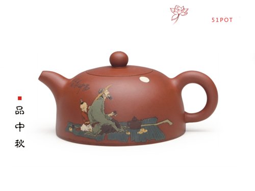 紫砂壶图片：品中秋 - 宜兴紫砂壶网