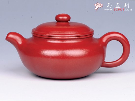 紫砂壶图片：仿古（朱泥大红袍） - 宜兴紫砂壶网