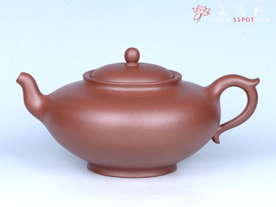 紫砂壶图片：大彬虚扁 - 宜兴紫砂壶网