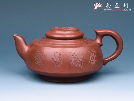 紫砂壶图片：国色天香 - 宜兴紫砂壶网