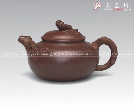 紫砂壶图片：佛手四 - 宜兴紫砂壶网