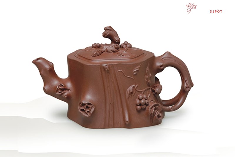 紫砂壶图片：秋韵壶 - 宜兴紫砂壶网