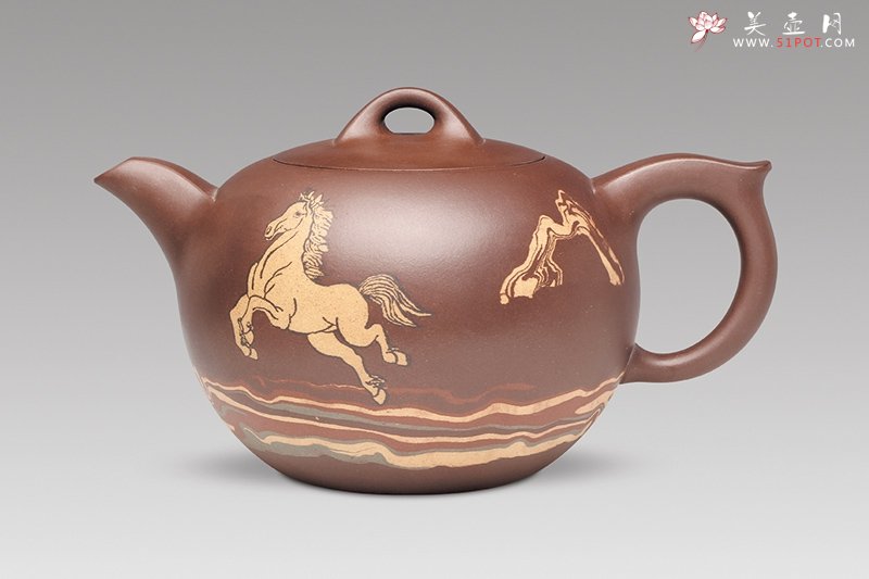 紫砂壶图片：马到成功 - 宜兴紫砂壶网