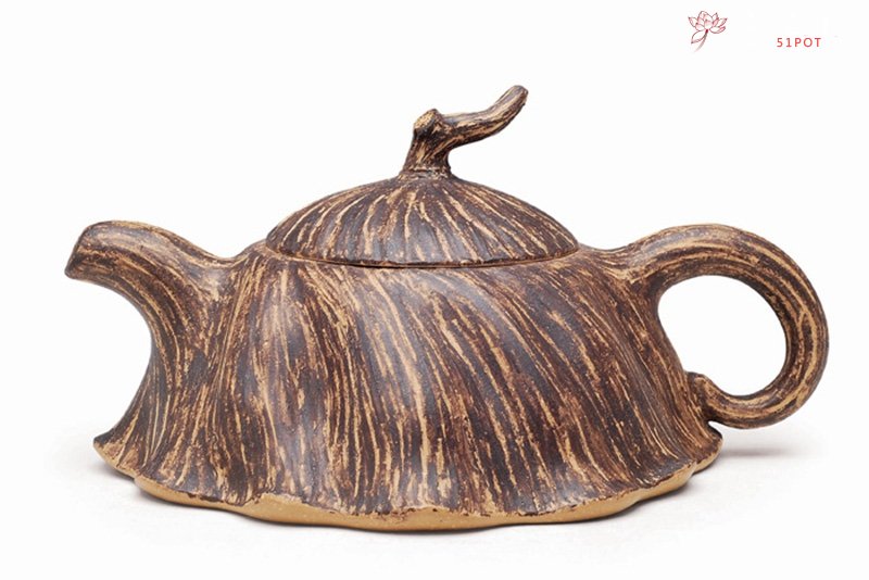 紫砂壶图片：荷叶壶 - 宜兴紫砂壶网