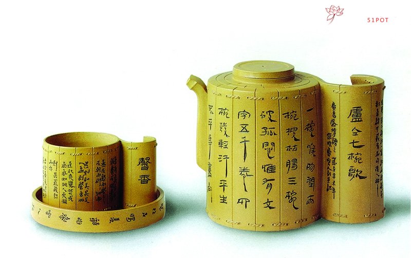 紫砂壶图片：九头源泉茶具 - 宜兴紫砂壶网