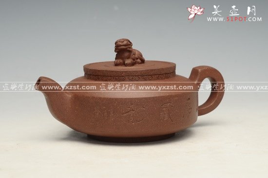紫砂壶图片：狮顶 - 宜兴紫砂壶网
