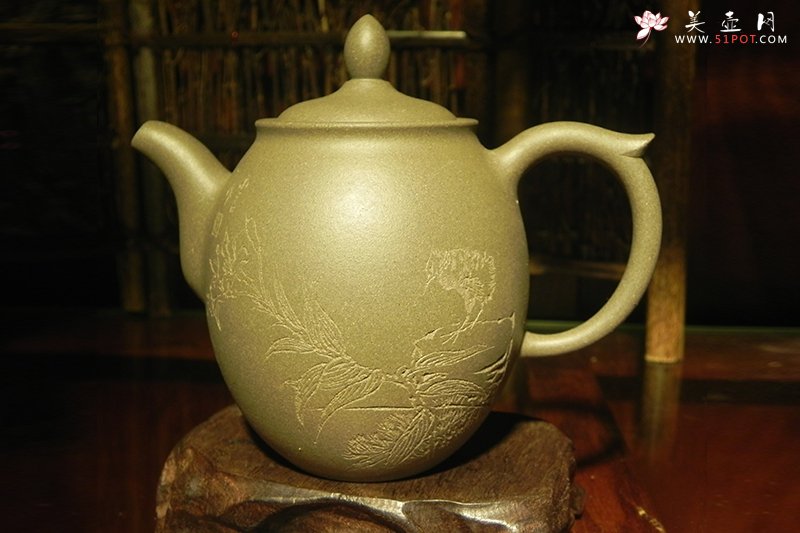 紫砂壶图片：生机壶 - 宜兴紫砂壶网