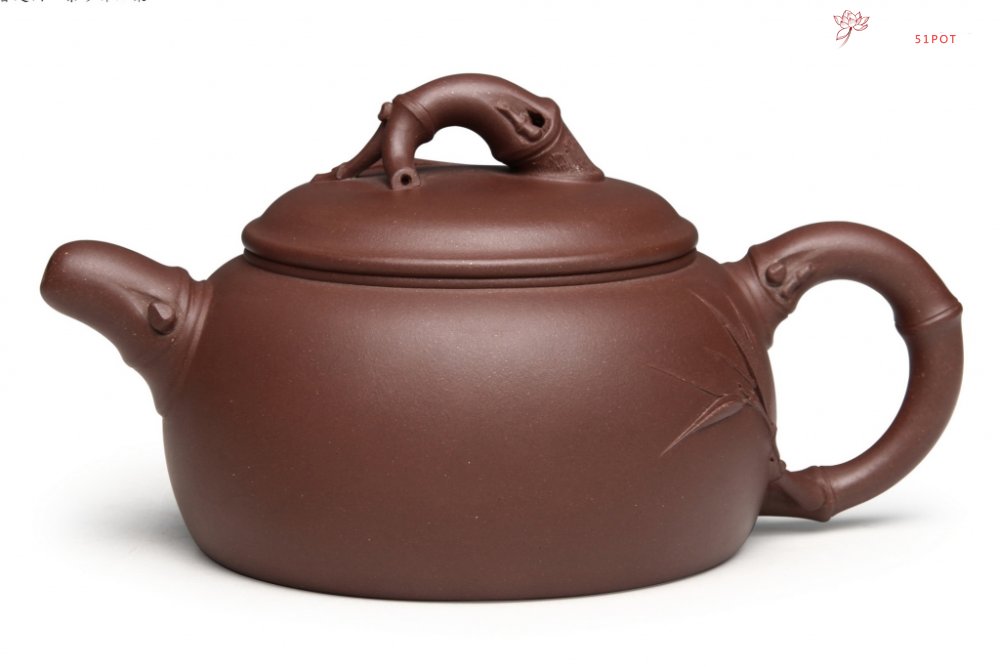 紫砂壶图片：竹鼓 - 宜兴紫砂壶网