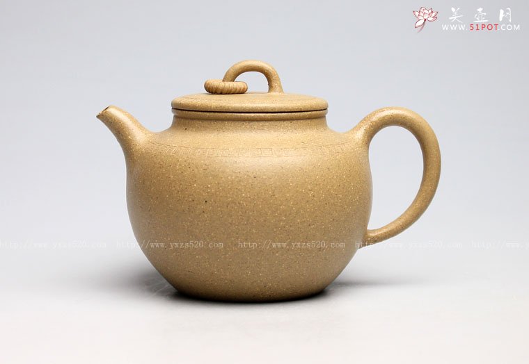 紫砂壶图片：《单圆》泥料：段泥 容量：220cc - 宜兴紫砂壶网