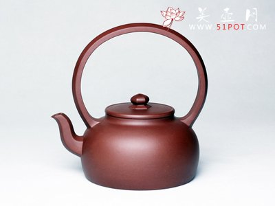 紫砂壶图片：大彬提梁 - 宜兴紫砂壶网