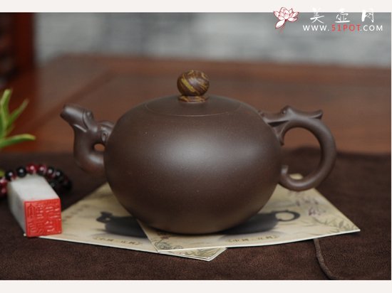 紫砂壶图片：双龙戏珠 - 宜兴紫砂壶网
