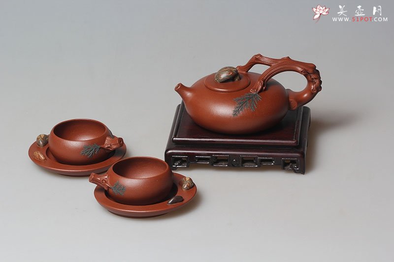 紫砂壶图片：石颜长青 - 宜兴紫砂壶网