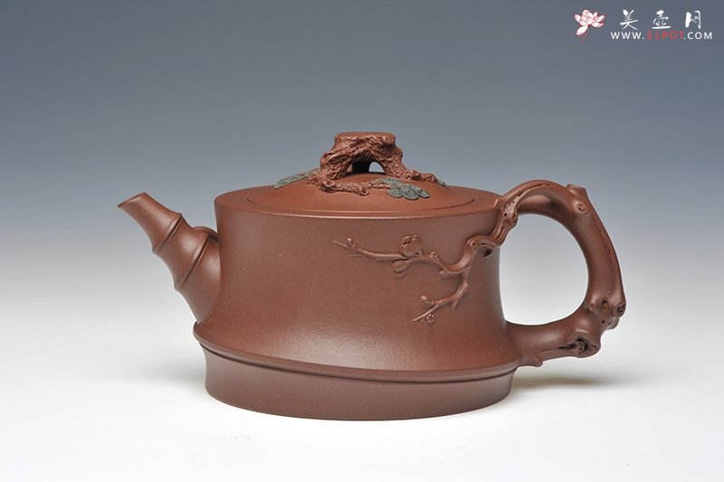 紫砂壶图片：松竹梅 - 宜兴紫砂壶网