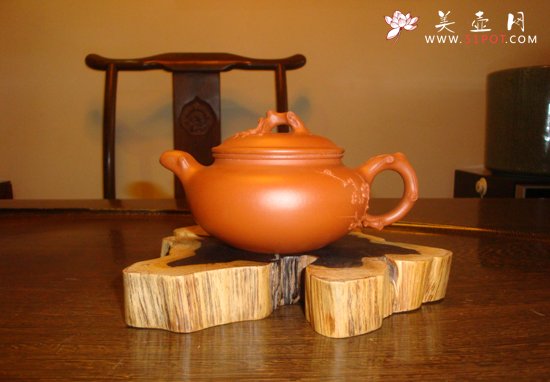 紫砂壶图片：傲霜系列之一 - 宜兴紫砂壶网