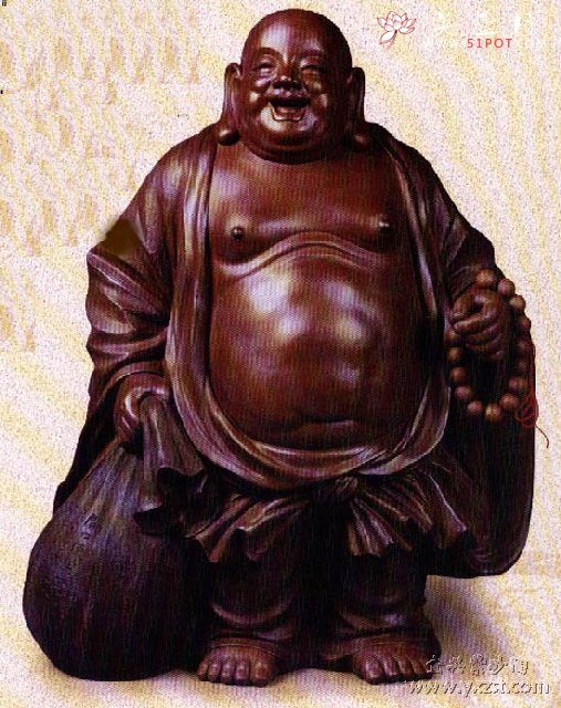 紫砂壶图片：布袋和尚 - 宜兴紫砂壶网