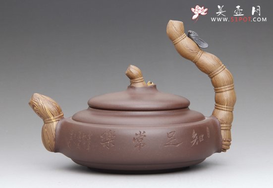 紫砂壶图片：知足常乐 - 宜兴紫砂壶网