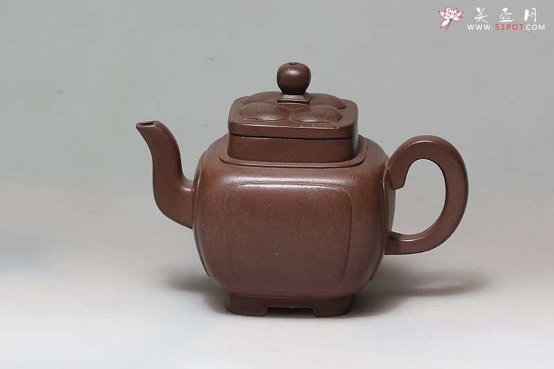 紫砂壶图片：四方菱花 - 宜兴紫砂壶网