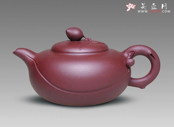 紫砂壶图片：桃 - 宜兴紫砂壶网