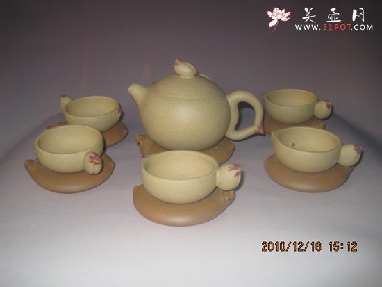 紫砂壶图片：寿桃 - 宜兴紫砂壶网