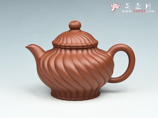 紫砂壶图片：锦文莲子 - 宜兴紫砂壶网