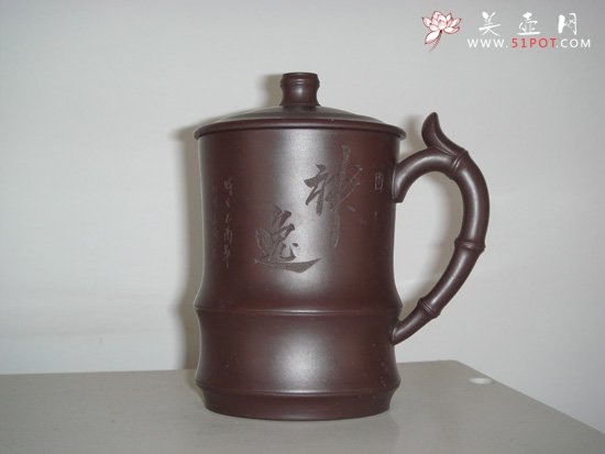 紫砂壶图片：竹节杯 - 宜兴紫砂壶网