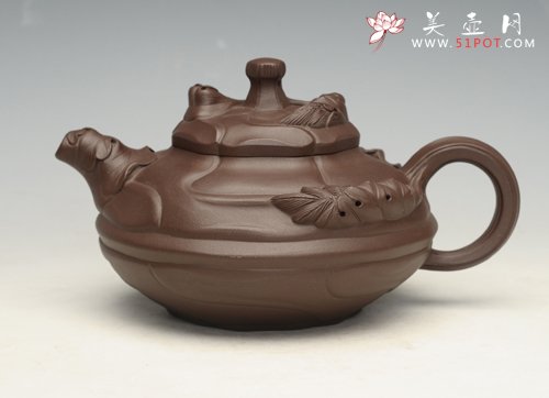 紫砂壶图片：风卷葵 - 宜兴紫砂壶网