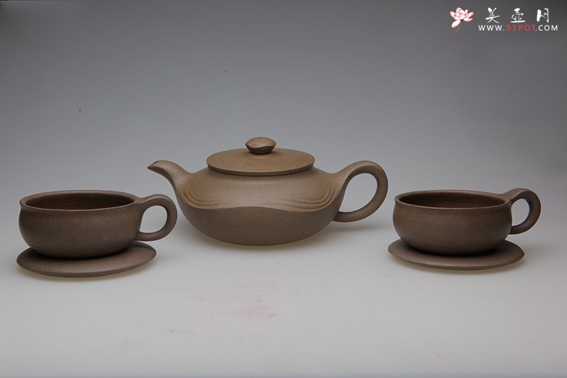 紫砂壶图片：上善若水套壶 - 宜兴紫砂壶网