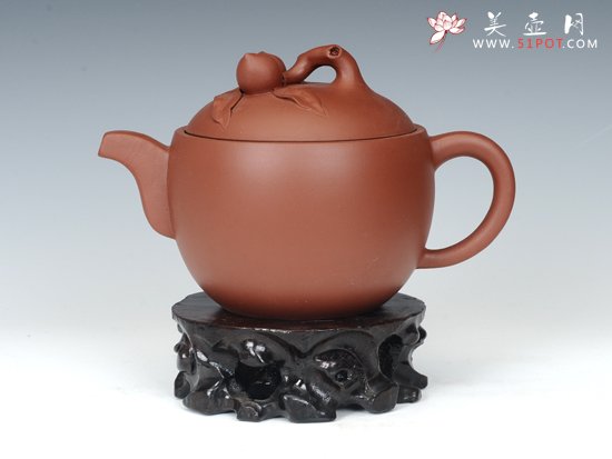 紫砂壶图片：碗桃 - 宜兴紫砂壶网