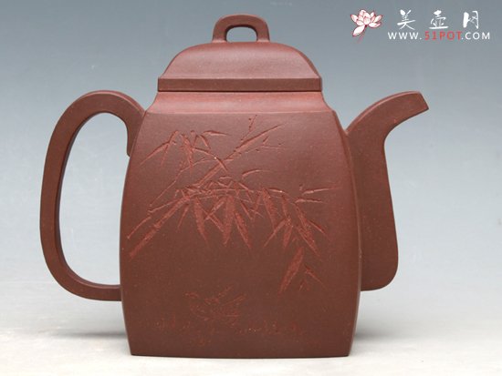 紫砂壶图片：汉方底槽清 - 宜兴紫砂壶网