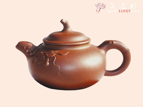 紫砂壶图片：葫芦 - 宜兴紫砂壶网