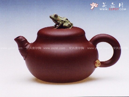 紫砂壶图片：河塘蛙鸣 - 宜兴紫砂壶网