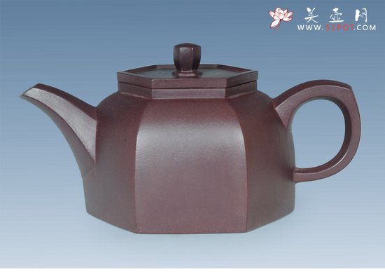 紫砂壶图片：六方壶 - 宜兴紫砂壶网