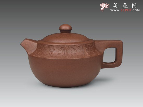 紫砂壶图片：唐风汉韵壶 - 宜兴紫砂壶网