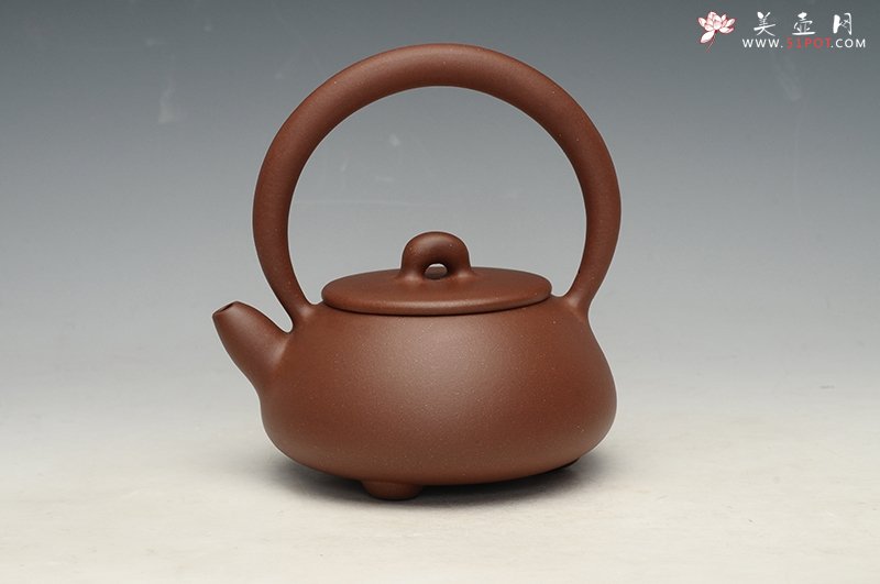 紫砂壶图片：提梁石瓢 - 宜兴紫砂壶网