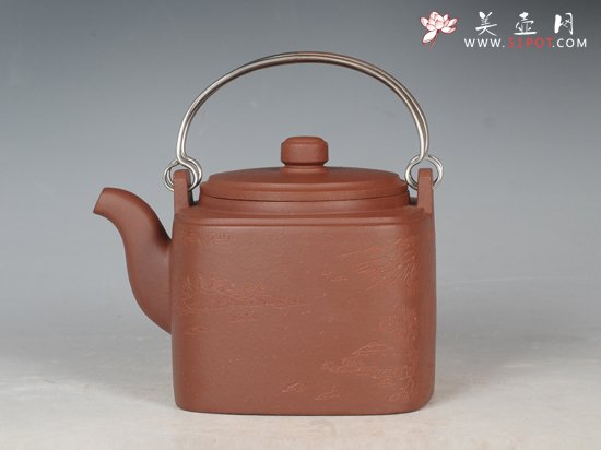 紫砂壶图片：四方洋桶 - 宜兴紫砂壶网