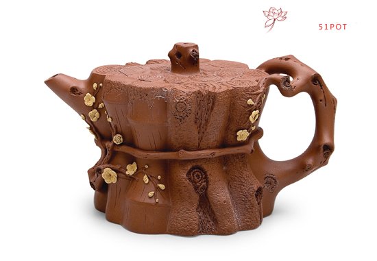 紫砂壶图片：岁寒三友 - 宜兴紫砂壶网