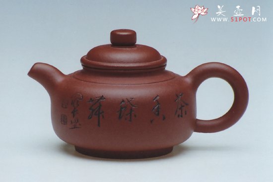 紫砂壶图片：小风月诗篇（手工调砂泥） - 宜兴紫砂壶网