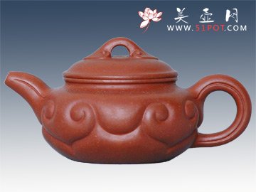 紫砂壶图片：小仿古如意 - 宜兴紫砂壶网