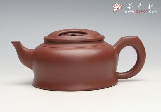 紫砂壶图片：牛盖金钟 - 宜兴紫砂壶网