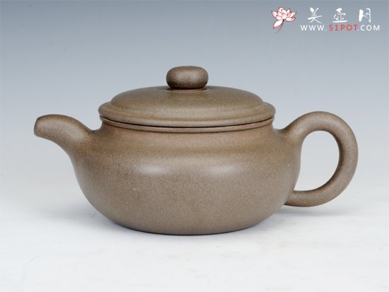 紫砂壶图片：扁壶 - 宜兴紫砂壶网