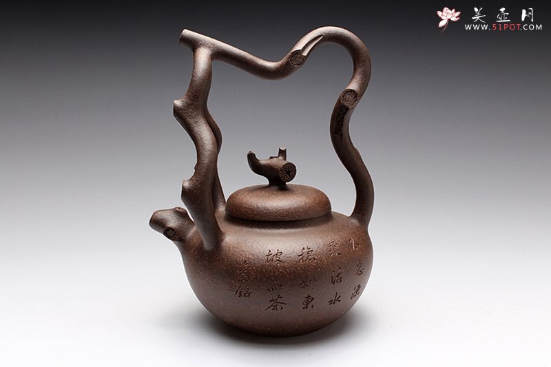 紫砂壶图片：东坡提梁 - 宜兴紫砂壶网