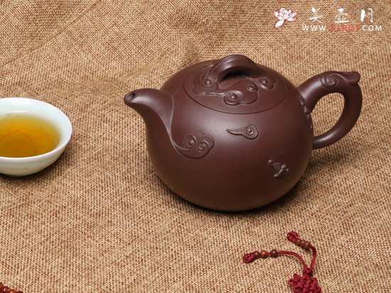 紫砂壶图片：福海祥云 - 宜兴紫砂壶网