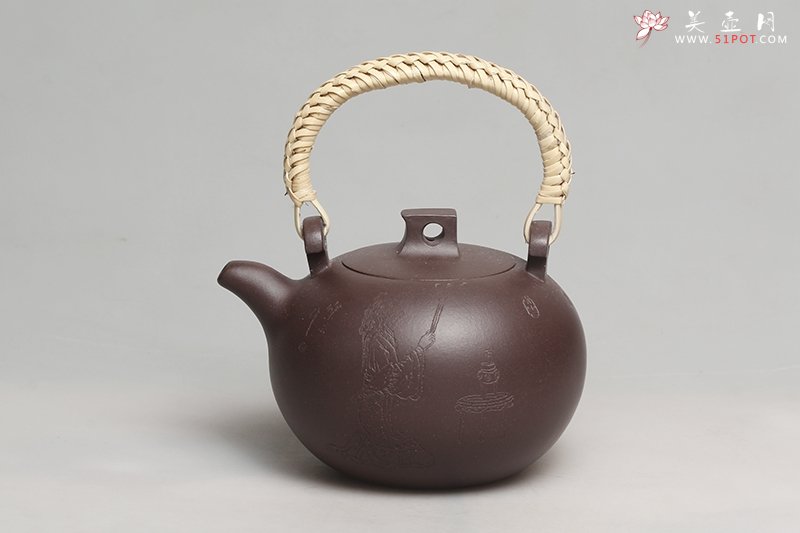 紫砂壶图片：和升提梁 - 宜兴紫砂壶网